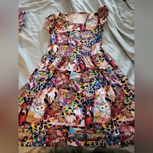 Lisa Frank Inspired Kids dress